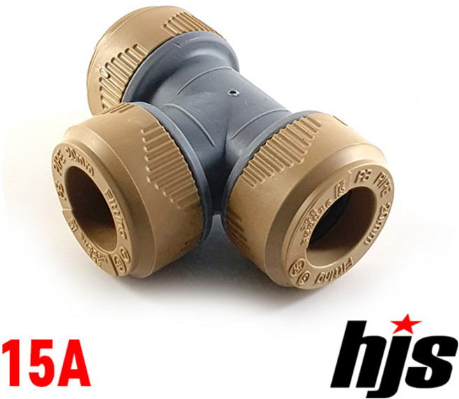 원터치 엑셀 티 15A (PB부속 KS ISO규격 PE신규격 PPC 엑셀티 PB티), 1개