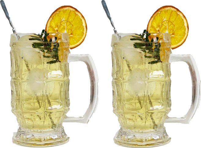 1+1 하이볼잔(2pcs)+머들러(2pcs) 선물세트, 1세트