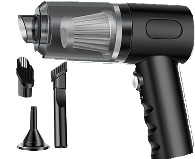 DS 무선 핸디 청소기 휴대식 청소기 차량 가정 겸용, 블랙