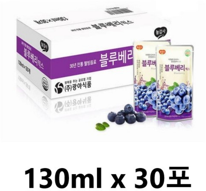 광야 블루베리믹스 130ml X 26_18BQ