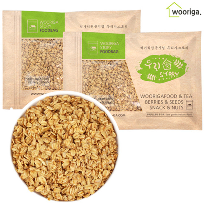 귀리 83% 그래놀라 700g+700g 오트밀 시리얼, 700g, 2개