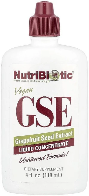 뉴트리바이오틱 비건 GSE 자몽씨추출물 농축액 100mg 118ml, 1개 - 쿠팡