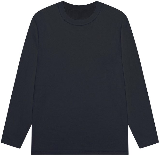 남녀공용 30수 무지 라운드 긴팔 티셔츠 S-2XL