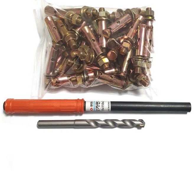 세트앙카100개세트(3/8 70) 삼부3인치 셋트앙카 앙카볼트, 1세트