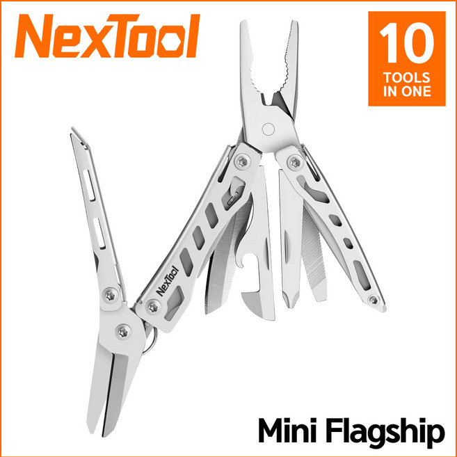 넥스툴 플래그쉽 미니 멀티툴 키체인 멀티공구 샤오미 EDC [ 공식수입정품 ], 1개, 넥스툴 미니 플래그쉽 NE20178