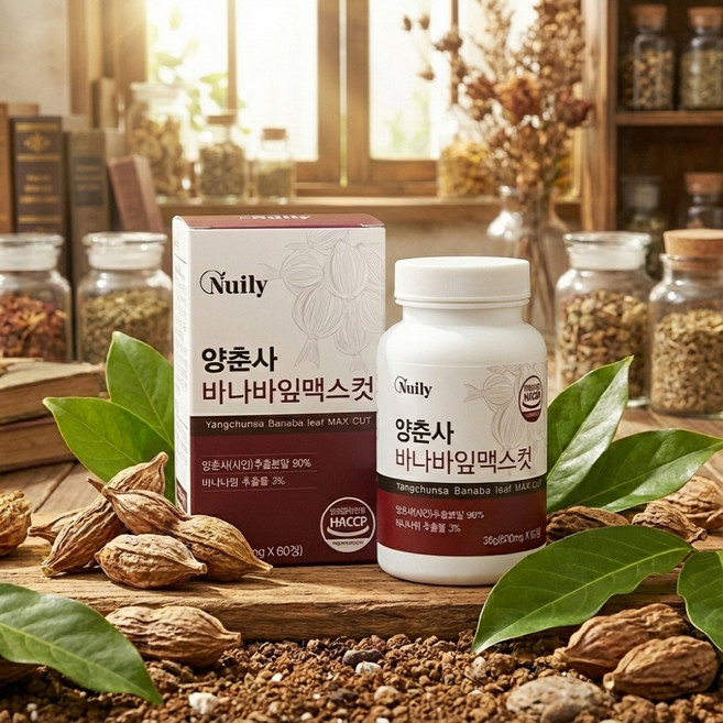 양춘사추출분말+바나바잎추출물 60정 건강밸런스 미네랄 플라보노이드 식이섬유 HACCP, 1개, 36g