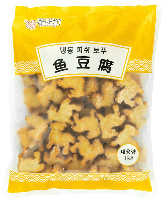 등니노 양모양 어두부 어묵 1kg 오뎅 아이들 간식 반찬 재료, 1개