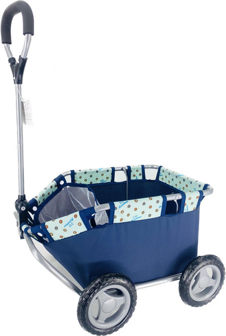 이젠케이 소형강아지 반려동물 전용 유모차, 블루