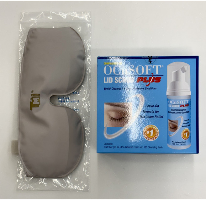 오큐소프트 리드 스크럽 플러스 +찜질용 안대(병원 전용 우체국 배송), 1개