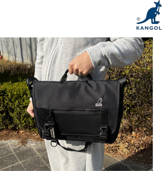 (백화점 정품) 캉골크로스백 데일리여행 캐주얼 수납좋은 경량노트북가방