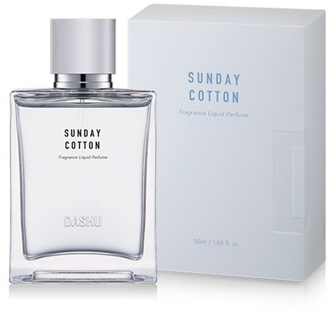 다슈 선데이 코튼 퍼퓸 향수 클리어 코튼향, 50ml, 1개