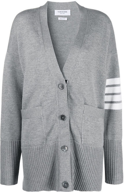 톰 브라운 4 바 스트라이프 오버사이즈 가디건