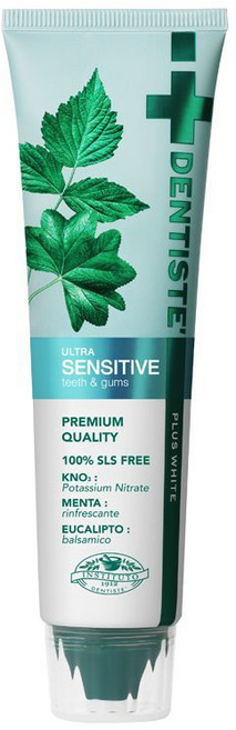 DENTISTE' 牙醫選 夜用加護口腔清新薄荷牙膏, 1個, 極敏感 100g, 100g