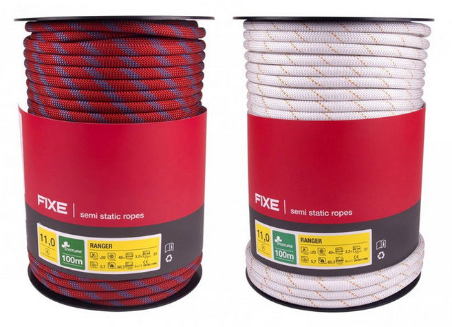 픽세로카 레인저 11mm 100m 산업용자일 스태틱 로프 고소작업 구조, 레드