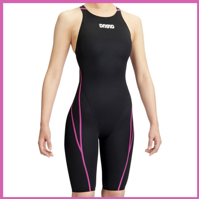 수입 아레나 재팬 고급수영복 브랜드 강습 모노솔리드 FINA반전신 여성5부 수영장 수영복BKPK 탄탄핏감