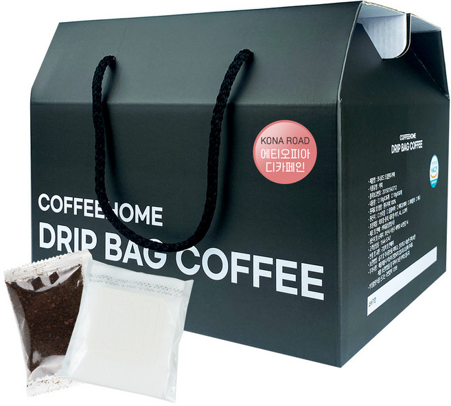 커피홈 디카페인 에티오피아 시다모 드립백 드립커피 10g 낱개포장, 500g, 단품, 1개