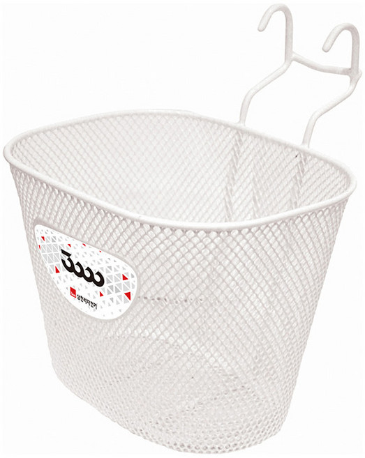 삼천리 걸이식 바구니/공구 없이 장착/자전거 걸이식 짐바구니 짐받이/물통 걸이 가방/자전거용품, [ 소 - 화이트 ], 1개