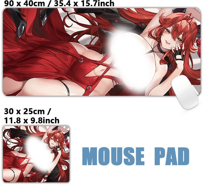 승리의 여신 니케 라피 도로시도로 마우스패드 키보드 장패드, 4mm, 800x300mm, 102