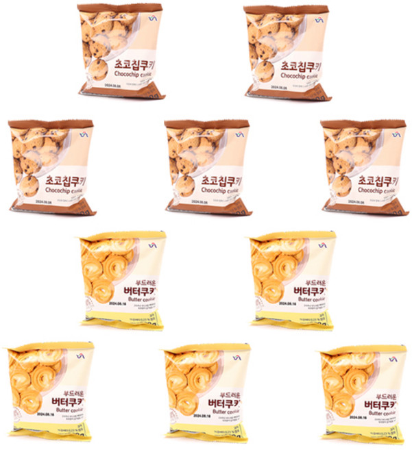 이호 편의점 간식배달 초코 버터 쿠키 어린이 간식, 10개, 80g