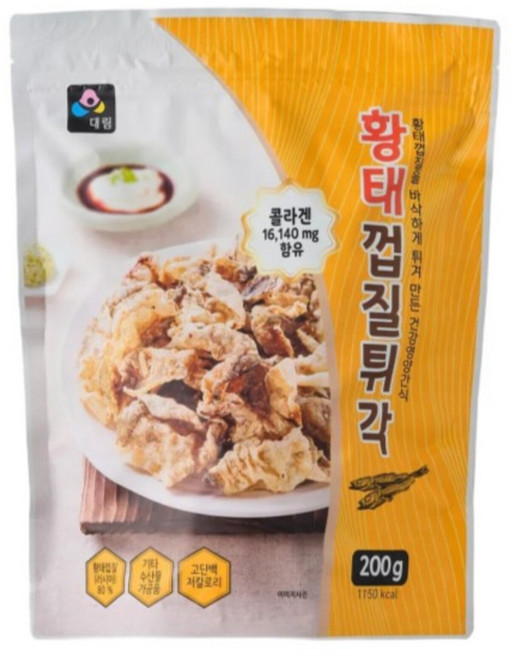 대림종합식품 전통 황태껍질튀각 부각, 6개, 200g