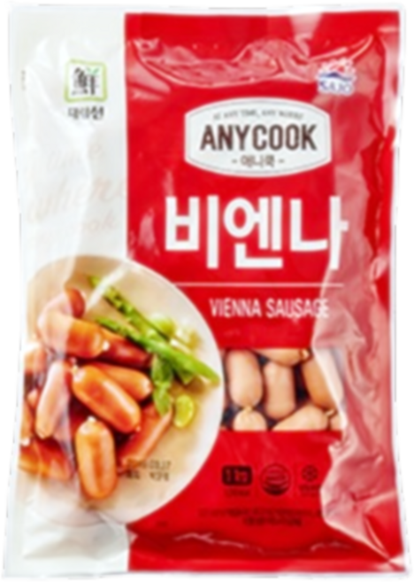 대림 애니쿡 비엔나 1kg, 20개