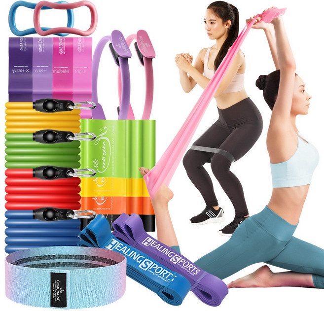 [나사] 풀업밴드 홈트운동기구 튜빙 턱걸이 스트레칭, 07_힙업밴드, M, 1개