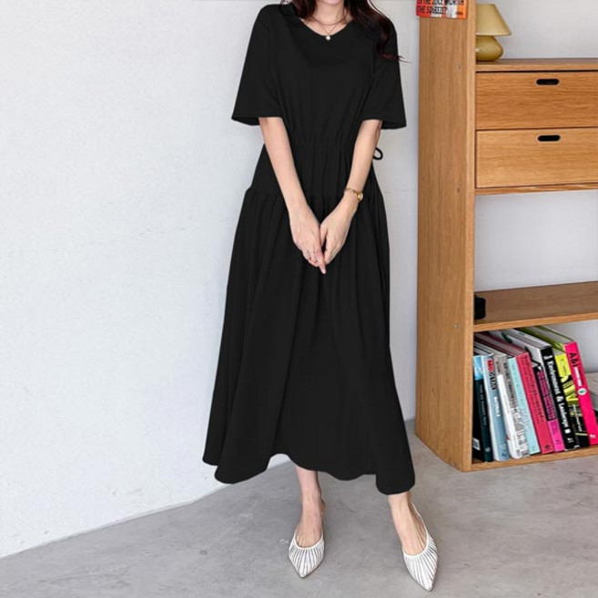 마이쏭 빅사이즈 원피스 편한원피스 미미스트링롱원피스