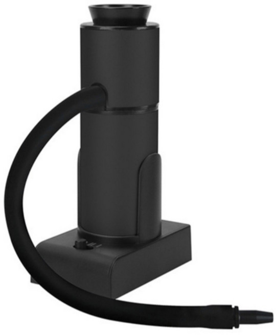 [모사찌] 가정용 훈연기 155mm KC인증 숯불향 NEW BLACK 건전지 미포함, 1개