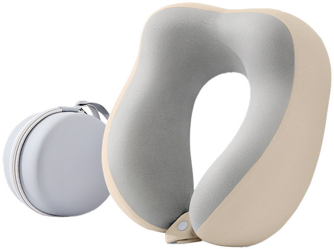 Shipshape 여행용 기내용 휴대용 메모리폼 목베개 경추 목쿠션