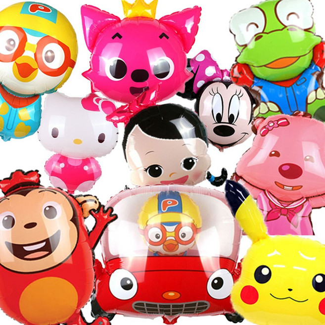 캐릭터 점보 풍선 24인치 대형 놀이공원 헬륨, 선택/돌고래_핑크