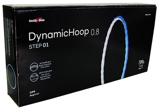 다이나믹후프 0.8kg 헬스후프, 이미지참조, 1개, 720g