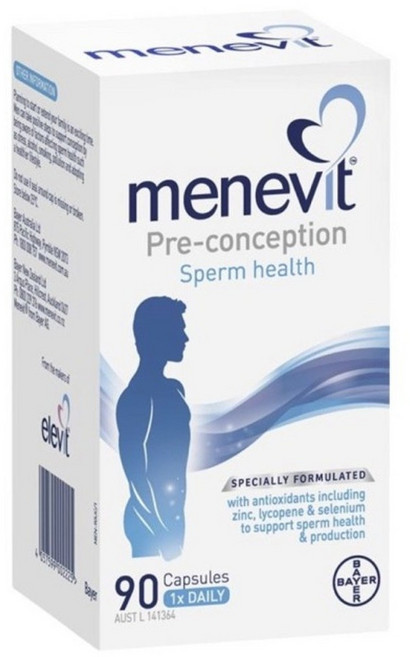 메네비트 임신준비 남성 종합비타민 멀티비타민 90캡슐, 1개, 90정