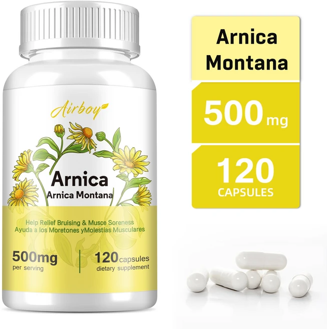 아르니카 500mg - 항염 자연적 통증 및 멍 완화 흡수, 1개, 60정 - 쿠팡