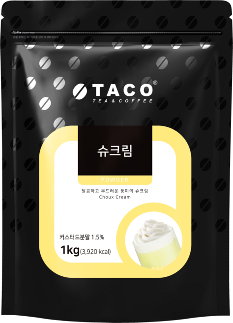 타코 슈크림 파우더 1kg, 1개, 1개입