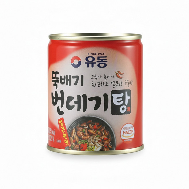 유동 뚝배기 번데기탕 얼큰한맛 280g x 12캔 술안주 고단백, 12개