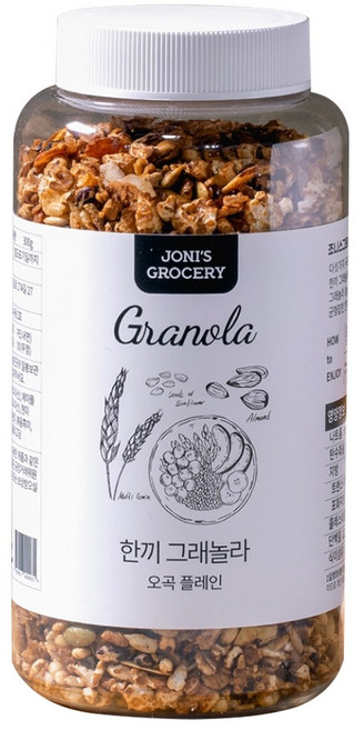 조니스그로서리 한끼 그래놀라, 2개, 260g