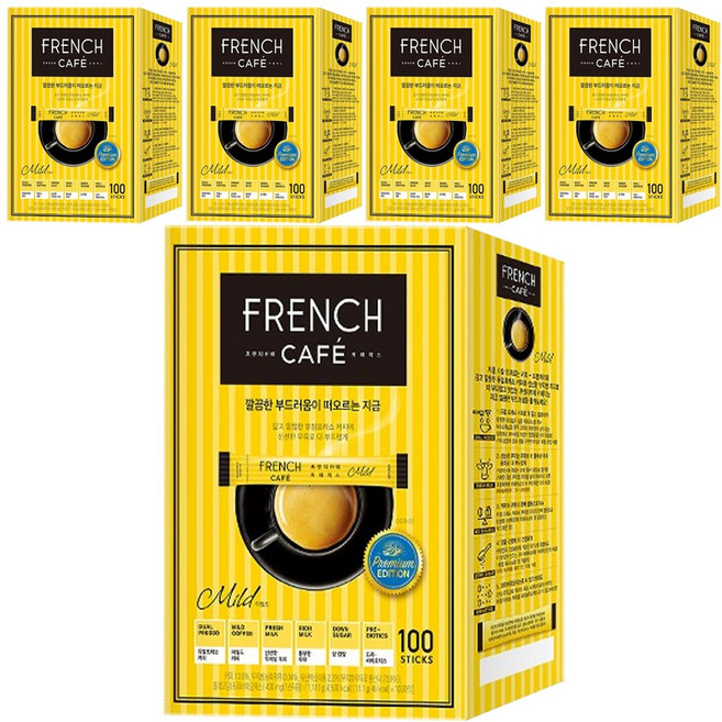 프렌치카페 카페믹스, 11.1g, 100개입, 5개