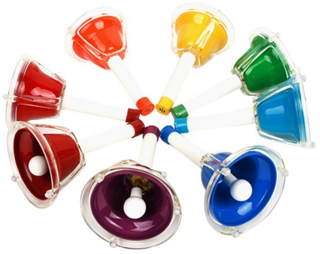 [리베라] RIVERA / 8음 터치 핸드벨 / HBL-08P, 해당상품, 1개