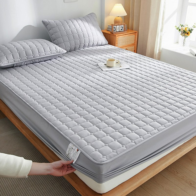 방수 누빔 매트리스 커버 침대커버 알러지제어