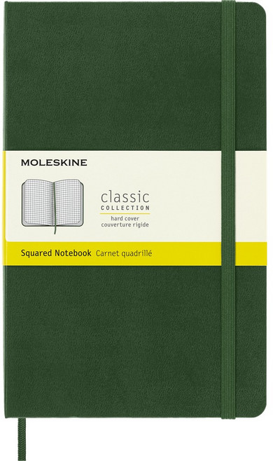 MOLESKINE 經典硬殼筆記本, 綠, 1個