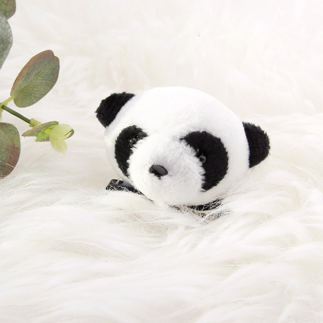 ZW033 귀여운 팬더 브로치 앤 집게핀 머리핀 옷핀 가방 악세사리 패션 포인트