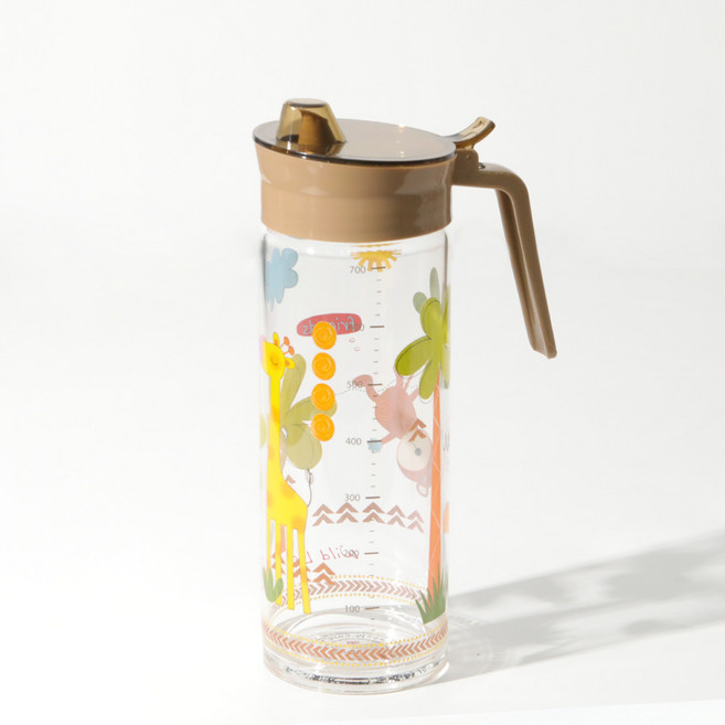 로얄에식스 정글프랜즈 원터치 오일 앤 드레싱 보틀, 600ml, 1개
