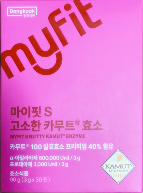 동국제약 마이핏S 고소한 카무트 효소, 90g, 1박스