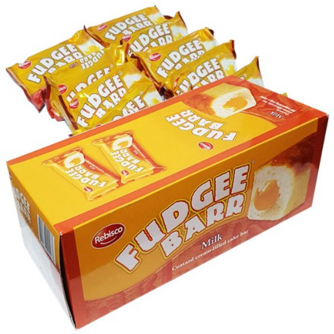 레비스코 퍼지바 밀크맛 케이크 바, 456g, 5개