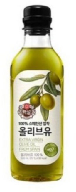 백설 스페인산 압착 올리브유, 500ml, 14개