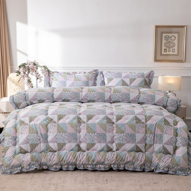 사계절 이불 베개커버 매트리스 커버 세트