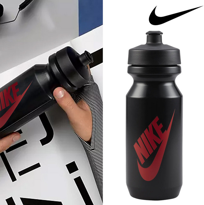 나이키 보틀 믹 마우스 그래픽 물병 스포츠 운동 러닝, 1개, 650ml, 블랙