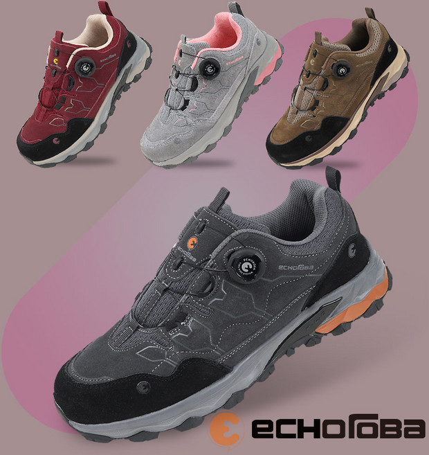 [에코로바]천연가죽 남녀 스피디 다이얼 트레킹화 등산화 ER2314