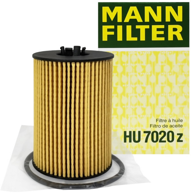 MANN FILTER 機油濾清器 高效過濾保護引擎 延長使用壽命, HU 7020 z, 1個