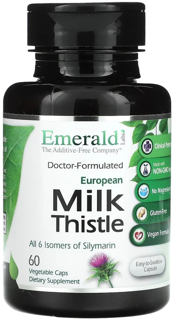 에메랄드 래보라토리스 Emerald Laboratories 유러피안 밀크시슬 베지 캡슐 60정125865원산지:기타, 에메랄드 래보라토리스 Emerald Laboratori, 1개 - 쿠팡
